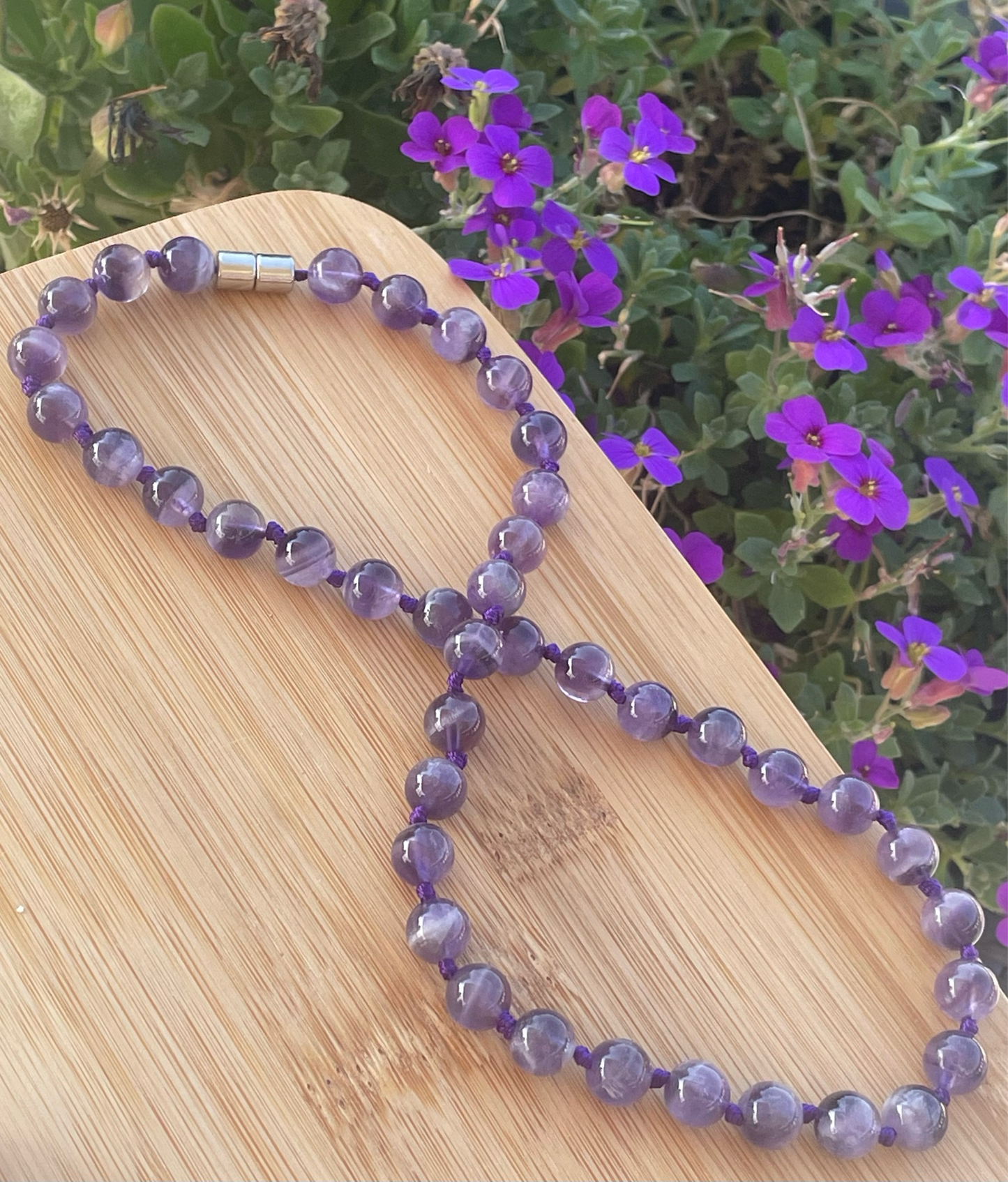 Amethyst Kugelkette
