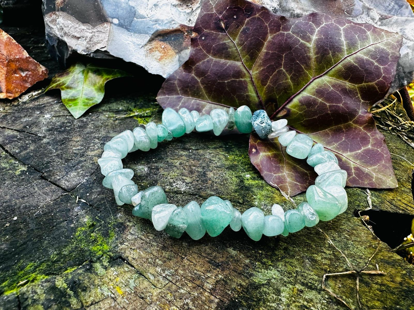 Aventurin Splitterarmband