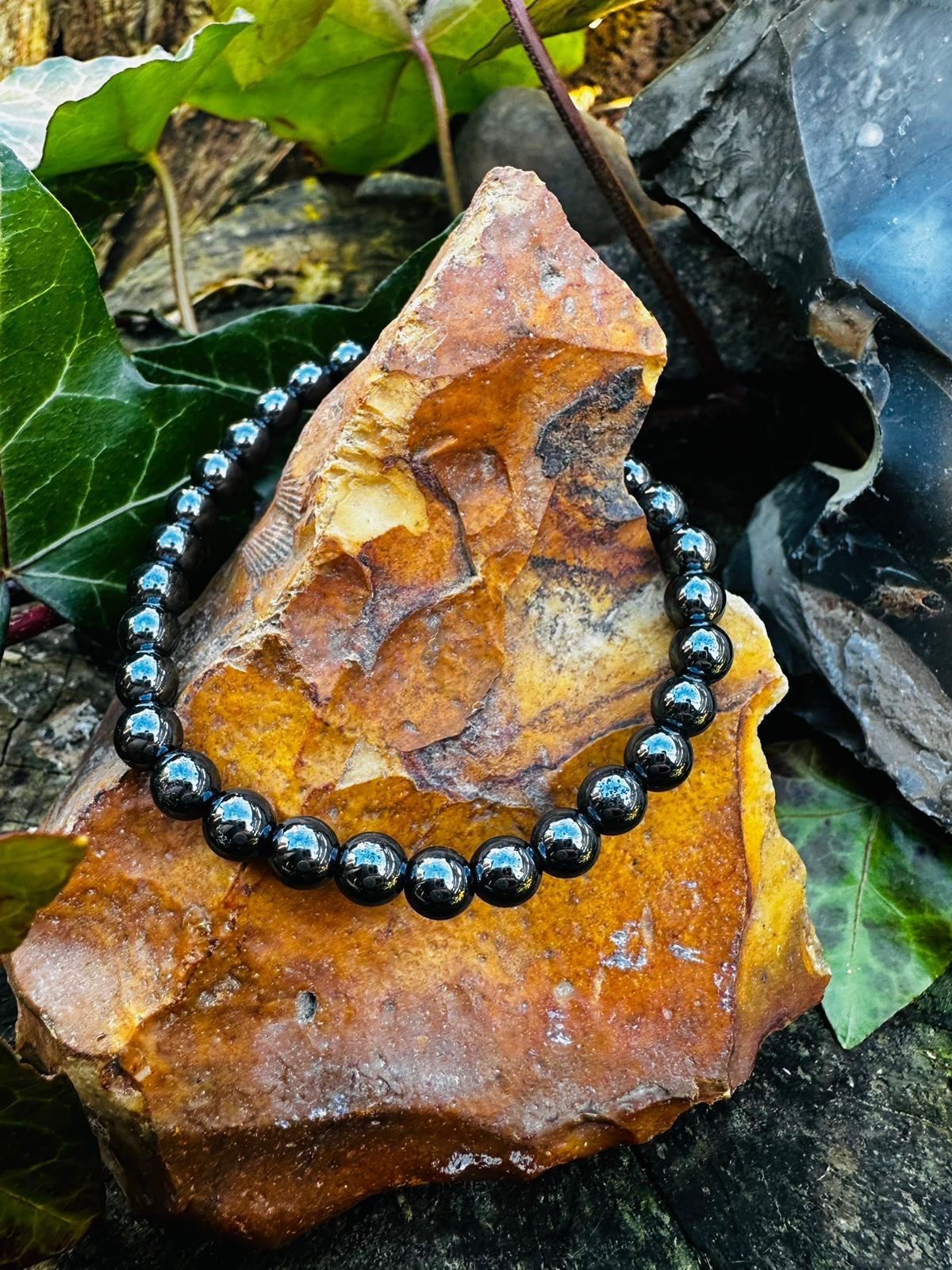 Hämatit Kugelarmband 6mm