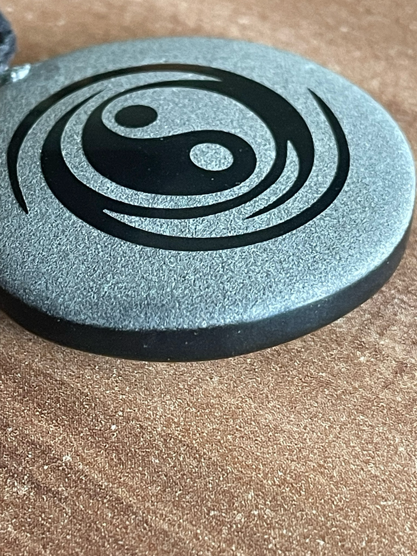 Obsidian Kette Yin & Yang