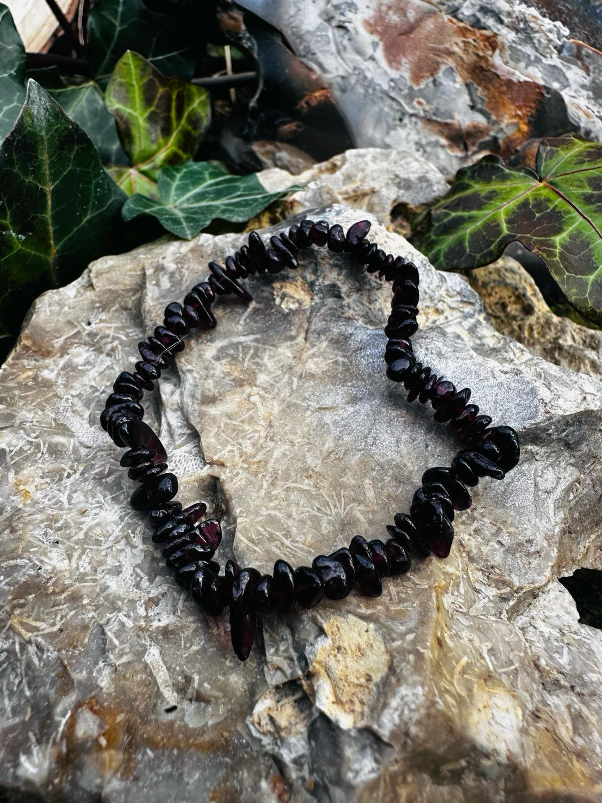 Blutgranat Splitterarmband
