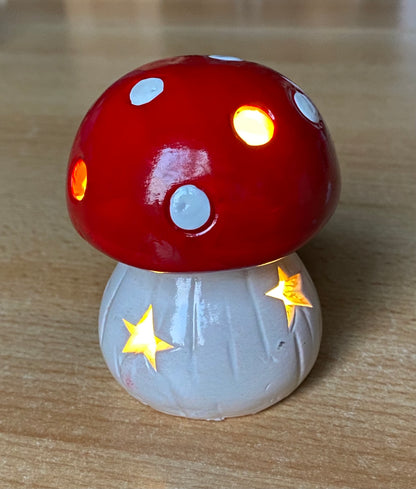 LED Fliegenpilz Licht Deko