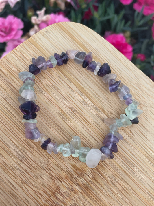 Fluorit Splitterarmband