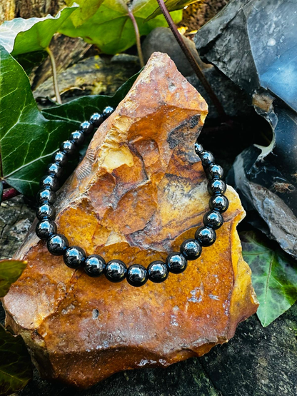 Hämatit Kugelarmband 6mm