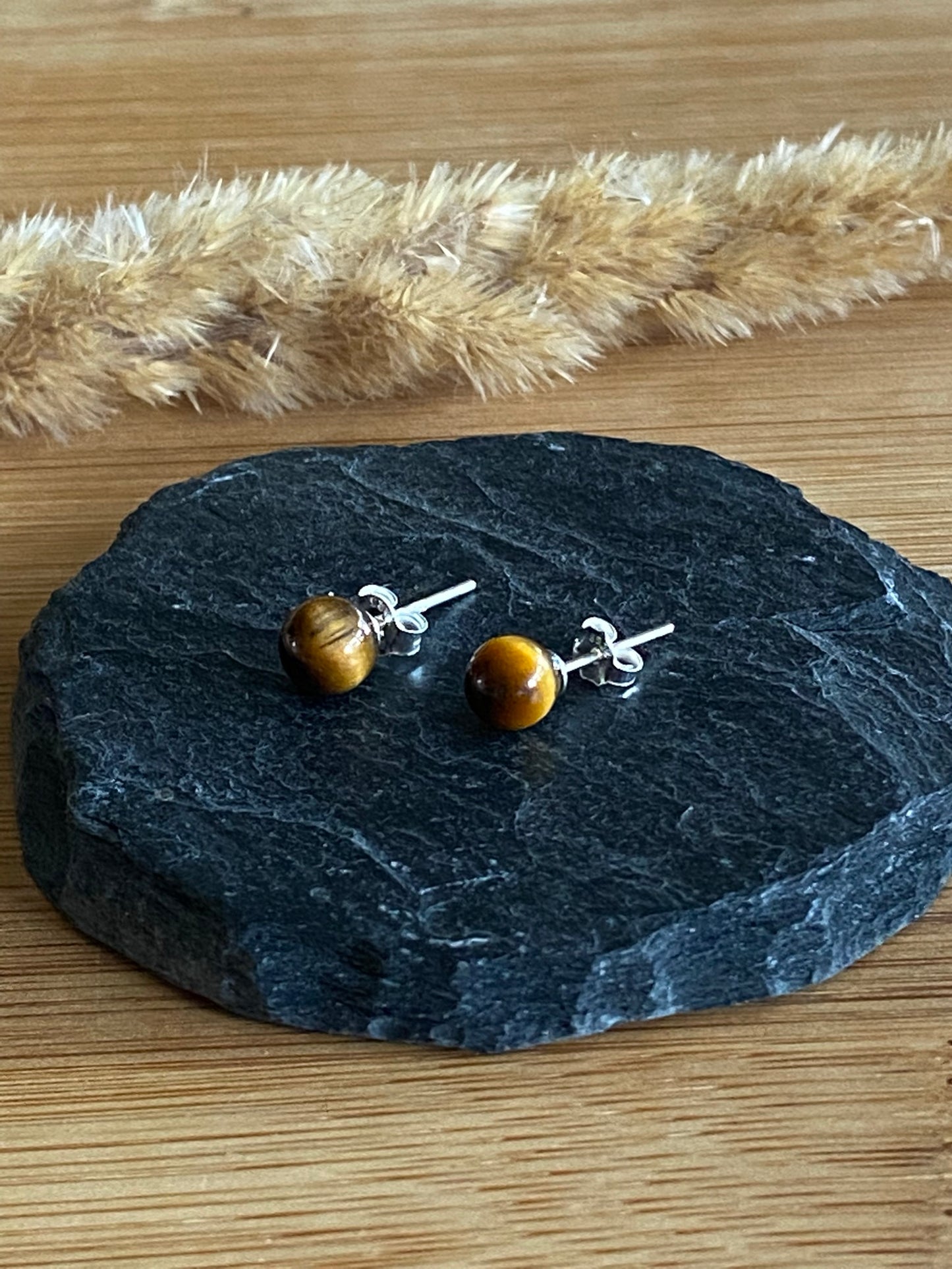 Tigerauge Ohrstecker